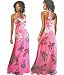 Sports : Luxus Seidenkleid im Butterfly Design, Farbe rosa