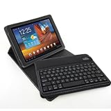Blurex D-Lux Leather Folio Keyboard Case For The Samsung Galaxy Tab 2 10.1