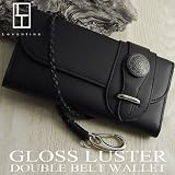 【Cross】『Levantine』グロス・ラスターダブルベルトウォレット/長財布