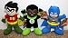 Justice League Warner Brothers Dc Comic Super Hero Set With Baby Batman, Robin, And Green Lantern 10" Plush Dolls Mint With Tag