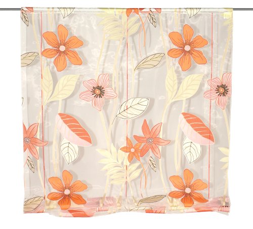Home fashion 54213-807 B&auml;ndchenrollo / Organza-Ausbrenner / 140 x 100 cm Preisvergleich