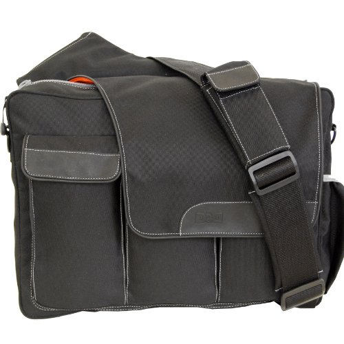 DIAPER DUDE 1101 - Black Messenger w/Flap Preisvergleich