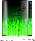 Sony PS3 Skin Fire Green