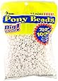 Darice 06121-2-02 1000 Count Pony Beads, 9mm, Opaque White