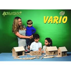 Vario Box of Wooden Bricks 72 piece set