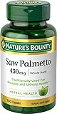 Nature's Bounty Natural Saw Palmetto 450 mg, 100 Capsules