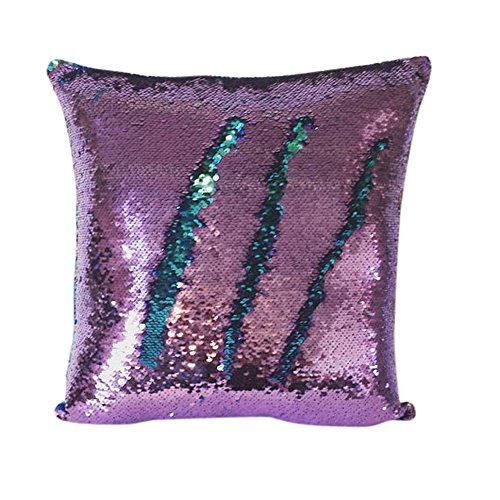 Boobei two colors reversible sequins mermaid pillow cases 1616&qu…