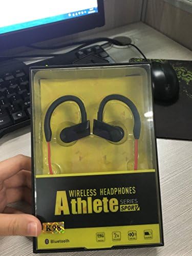 Wireless Bluetooth Headphones V4.1 Sport Headset Stereo Noise Cancelling Sweatproof Headset earphone built-in Micphone for iPhone Samsung Galaxy and Andoid Smartphones