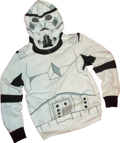  Star Wars Stormtrooper Costume Hoodie Zipper-Fleece Sweatshirt
