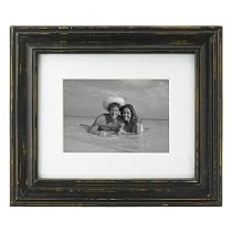 Black Distressed Wood Frame - 8x10