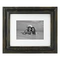 Black Distressed Wood Frame - 8x10