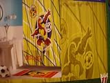 Pair of Kitchen/Bathroom Curtains w/tiebacks--Roses