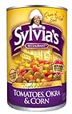 Sylvia's Tomatoes, Okra & Corn, 14.5-Ounce Cans (Pack of 12) by Sylvia's Lowest Price