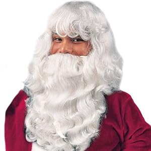 Deluxe Santa Wig & Beard Costume Accessory