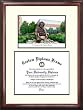 University of North Carolina, Charlotte Scholar Scholar Mahogany Framed Lithograph w/Diploma Opening