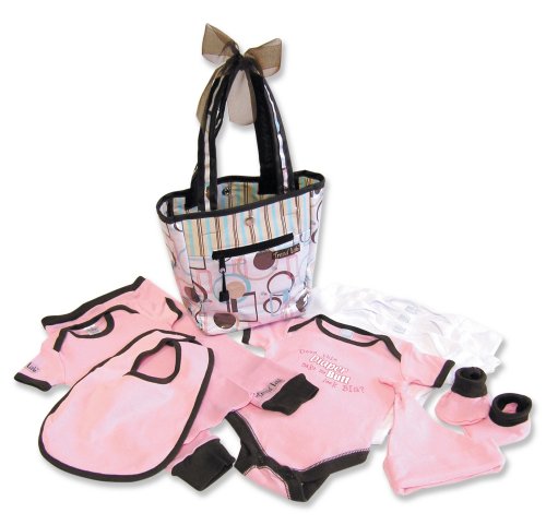 Trend Lab 10 Piece Gift Set - Cocoa Dots