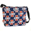 University of Illinois Purse Fighting Illini Logo Shoulder Bag