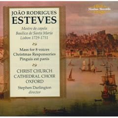 João Rodrigues Esteves Mass for 8 Voices; Christmas Responsories; Pinguis est panis by Michael McCarthy, Joao Rodrigues Esteves, Stephen Darlington, David Goode, and Philip Millward (Audio CD - 1997)