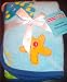 Fisher-Price Ocean Wonders Coral Fleece Blanket, Aqua/Green