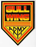 Gullwing Trucks Gullwing Army Old School / NOS Skateboard Sticker Rare