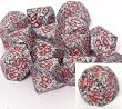 Speckled Polyhedral 16mm Granite Tens 10 Dice