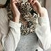Pashmina Leopard Animal Print Scarf - Brown Image #1