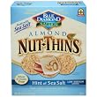 Blue Diamond Almond Nut-Thins Cracker Snacks, Hint of Sea Salt Nut, 4.25-Ounce Boxes (Pack of 12)