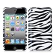 Zebra Hard Crystal Skin Case Cover Accessory for Apple Ipod Touch 4th Generation 4g 4 8gb 32gb 64gb By Electromaster