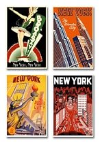 New York Poster Print Set, 14x17