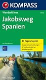 Jakobsweg Spanien: Wanderf&uuml;hrer mit Tourenkarten und H&ouml;henprofilen - Klaus Harnach