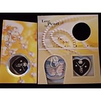 Love Pearl Necklace Earring Ring Kit Party Wedding Gift