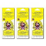 Ed Hardy Love Kills Slowly Lemon Scented Air Fresheners 3pk