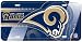 St. Louis Rams Street Flair Plate