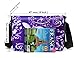 Meffort Inc 17 17.3 Inch Laptop/Notebook Padded Compartment Shoulder Messenger Bag with Shoulder Pad - Purple Butterflies