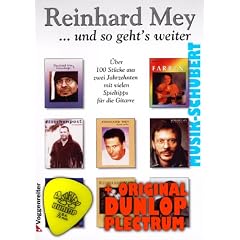 Reinhard Mey - UND SO GEHT'S WEITER Songbook mit original Dunlop Plektrum. �ber 100 St�cke aus zwei Jahrzehnten mit vielen Spieltipps f�r die Gitarre (320 Seiten / DIN A4Taschenbuch) (Noten/Sheetmusic)