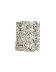 Liquid Metal Extra Large Diamonds Bracelet