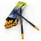 Dixon 00077 China Markers, Black, 12-Pack