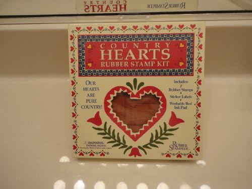 Rubber StampedeCountry Hearts Rubber Stamp Kit by Rubber Stampede