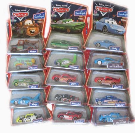 Disney Pixar Cars 15 Different Die Cast Cars Assortment with Mater