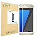 Galaxy S7 Screen Protector [Full Coverage], PLESON [2-PACK] Samsung Galaxy S7 Screen Protector Curved [3D Full Edge to Edge] screen protector, HD Clear/Bubble-Free Invisible Shield