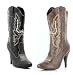 Cowgirl (Brown) Adult Boots Adult (8)