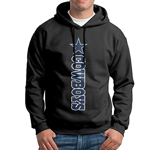 SSDDFF Men's Dallas American Football Team Cowboys Hoodies Sweater Black