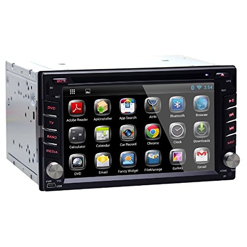 Mini store Joyous J-2812MX 6.2 Inch Universal Touch Screen Car DVD Player GPS Navigation Android 4.2.2 Dual Core With Powerful Cortex A9 CPU,8G Flash,1G RAM,BT,WIFI,3G,Radio,AUX,1080P,USB,SD,DVR Input,OBD2