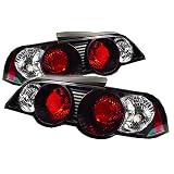02-04 Acura Rsx Euro Taillights - JDM Black 