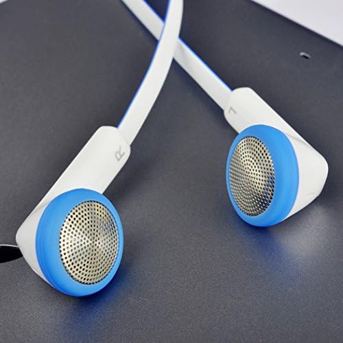 BoYaZ Earphones Earphones High Quality Stereo Earbuds Noise Isolating Bass Class In-ear Headphones with Mic &amp; Remote Control for All Smartphone Ipod Tablet (Blue)
