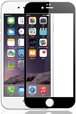 iCARE 9H Tempered Glass Screen Protector for iPhone 6/6S Plus 5.5 Inch (Black)