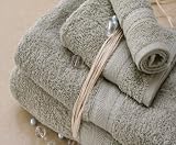 10 Pieces Set 100% Pure Cotton Green Bath Washcloth Towel - Many Styles & Colors Available