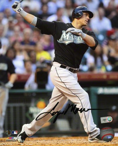 Logan Morrison Autographed Photograph | Details: Florida Marlins, 8x10, Black Jersey