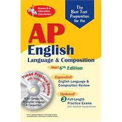 AP English Language with CD-ROM (REA): New 6th Edition (Test Preps)