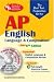 Books : AP English Language with CD-ROM (REA): New 6th Edition (Test Preps)